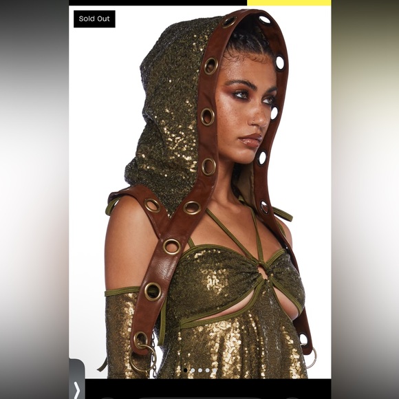 Club Exx LIGHTNING IN A BOTTLE HOODIE AND HARNESS - Picture 4 of 5